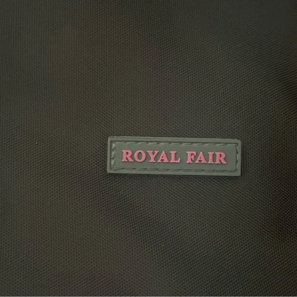 ROYALFAIR Black Diaper Bag
